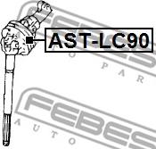 Febest AST-LC90 - Joint, steering shaft parts5.com