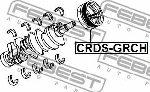 Febest CRDS-GRCH - Kayış kasnağı, krank mili parts5.com