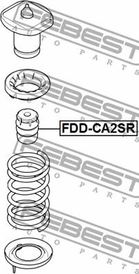 Febest FDD-CA2SR - Rubber Buffer, suspension parts5.com