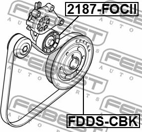 Febest FDDS-CBK - Polea, cigüeñal parts5.com