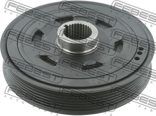 Febest HDS-N22A - Belt Pulley, crankshaft parts5.com