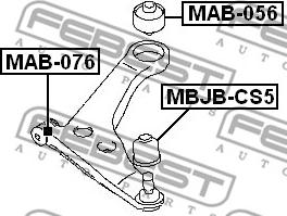 Febest MAB-076 - Puks parts5.com