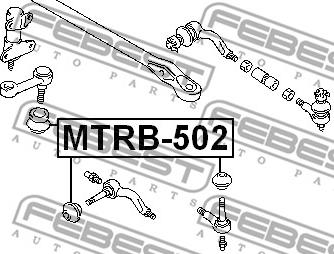 Febest MTRB-502 - Set reparatie, cap de bara parts5.com