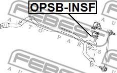 Febest OPSB-INSF - Casquillo del cojinete, estabilizador parts5.com