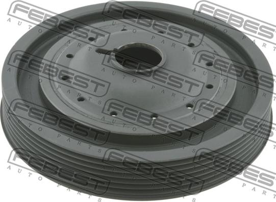 Febest RNDS-K9K - Belt Pulley, crankshaft parts5.com