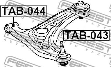 Febest TAB-043 - Puks parts5.com