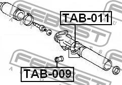 Febest TAB-011 - Suspensión, mecanismo de dirección parts5.com