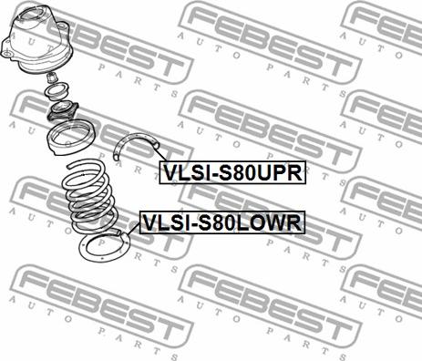 Febest VLSI-S80UPR - Caja de muelle parts5.com