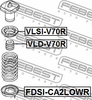 Febest VLSI-V70R - Saiba arc parts5.com