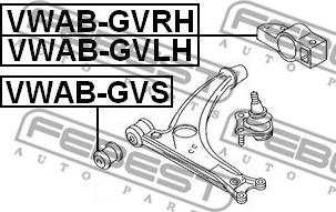 Febest VWAB-GVS - Puks parts5.com