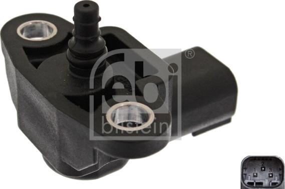 Febi Bilstein 44466 - Capteur, pression de suralimentation parts5.com