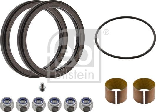 Febi Bilstein 45621 - Kit de réparation, bride de ressort-châssis parts5.com