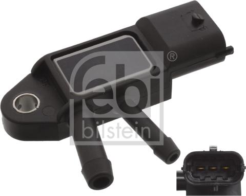 Febi Bilstein 45222 - Senzor, presiune gaze evacuare parts5.com