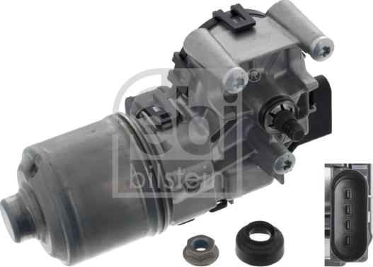 Febi Bilstein 48303 - Silnik wycieraczek parts5.com