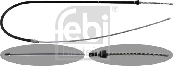 Febi Bilstein 48302 - Cable de accionamiento, freno de estacionamiento parts5.com