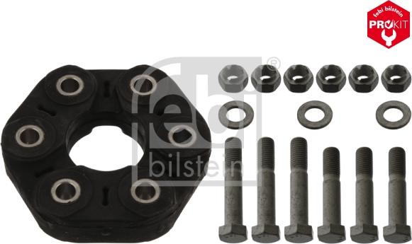 Febi Bilstein 43472 - Flexible disc, propshaft joint parts5.com