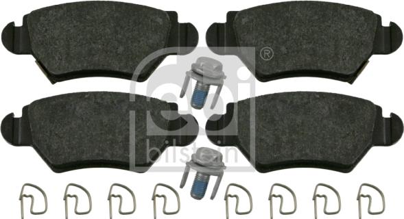 Febi Bilstein 16445 - Brake Pad Set, disc brake parts5.com