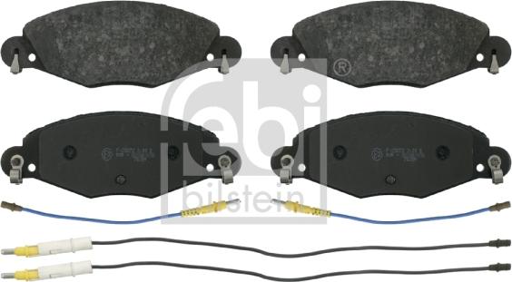 Febi Bilstein 16419 - Zestaw klocków hamulcowych, hamulce tarczowe parts5.com