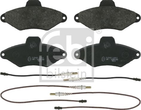 Febi Bilstein 16413 - Brake Pad Set, disc brake parts5.com