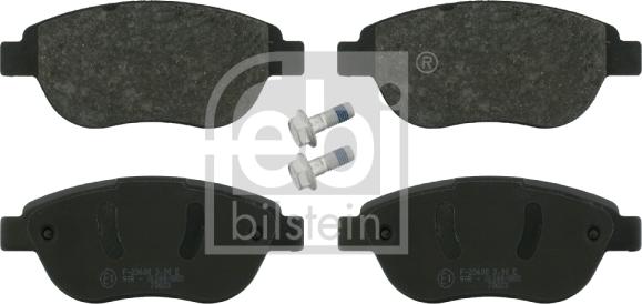 Febi Bilstein 16422 - Komplet kočnih obloga, disk kočnica parts5.com