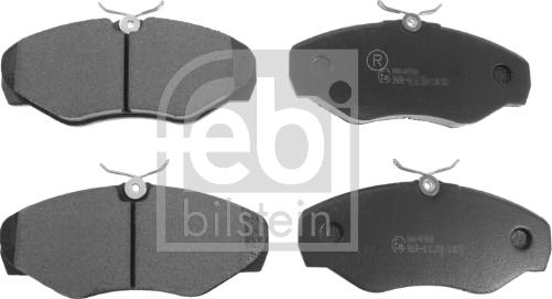 Febi Bilstein 16473 - Bremsbelagsatz, Scheibenbremse parts5.com