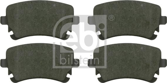 Febi Bilstein 16588 - Brake Pad Set, disc brake parts5.com