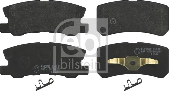 Febi Bilstein 16583 - Fékbetétkészlet, tárcsafék parts5.com