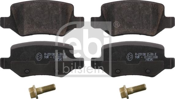 Febi Bilstein 16525 - Brake Pad Set, disc brake parts5.com