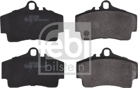 Febi Bilstein 16521 - Kit de plaquettes de frein, frein à disque parts5.com