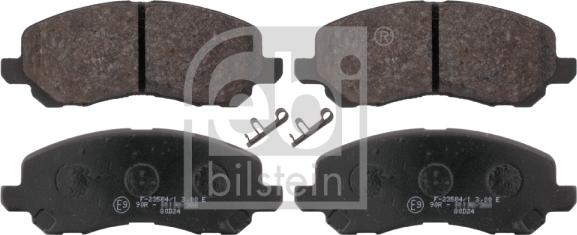 Febi Bilstein 16644 - Fékbetétkészlet, tárcsafék parts5.com