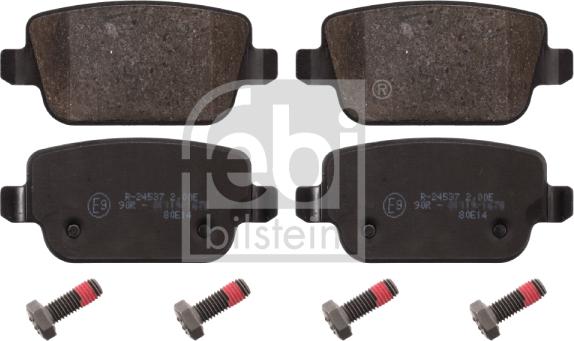 Febi Bilstein 16642 - Fékbetétkészlet, tárcsafék parts5.com