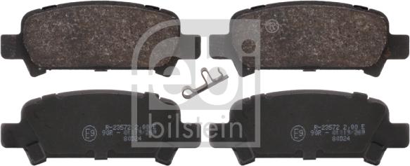 Febi Bilstein 16659 - Fékbetétkészlet, tárcsafék parts5.com