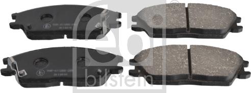 Febi Bilstein 16683 - Brake Pad Set, disc brake parts5.com