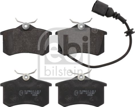 Febi Bilstein 16639 - Komplet kočnih obloga, disk kočnica parts5.com