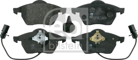 Febi Bilstein 16060 - Sada brzdových destiček, kotoučová brzda parts5.com