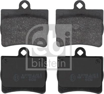 Febi Bilstein 16152 - Fékbetétkészlet, tárcsafék parts5.com