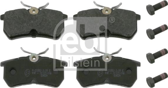 Febi Bilstein 16167 - Brake Pad Set, disc brake parts5.com