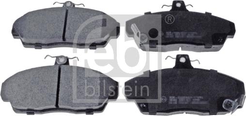 Febi Bilstein 16114 - Brake Pad Set, disc brake parts5.com