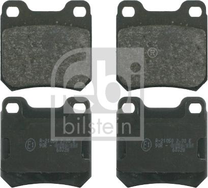 Febi Bilstein 16133 - Zestaw klocków hamulcowych, hamulce tarczowe parts5.com