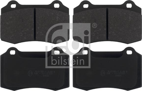 Febi Bilstein 16887 - Kit de plaquettes de frein, frein à disque parts5.com