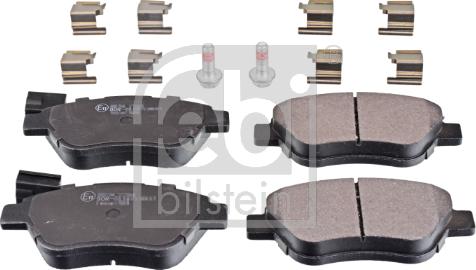 Febi Bilstein 16876 - Komplet kočnih obloga, disk kočnica parts5.com