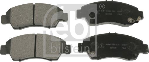 Febi Bilstein 16303 - Brake Pad Set, disc brake parts5.com