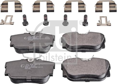 Febi Bilstein 16382 - Kit de plaquettes de frein, frein à disque parts5.com