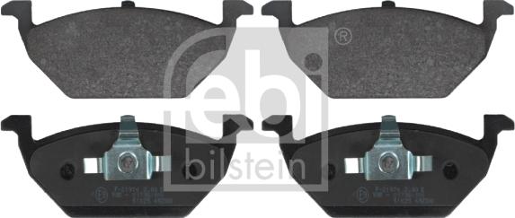 Febi Bilstein 16328 - Brake Pad Set, disc brake parts5.com