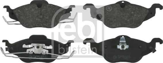 Febi Bilstein 16233 - Brake Pad Set, disc brake parts5.com