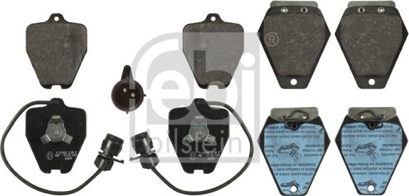 Febi Bilstein 16762 - Set placute frana,frana disc parts5.com