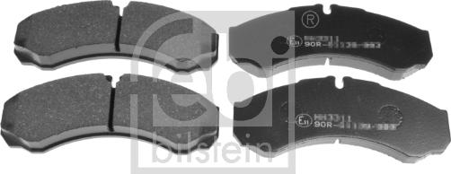 Febi Bilstein 16704 - Brake Pad Set, disc brake parts5.com