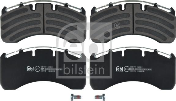 Febi Bilstein 16779 - Bremsbelagsatz, Scheibenbremse parts5.com