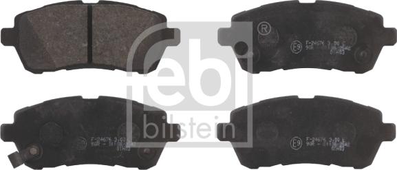 Febi Bilstein 16771 - Brake Pad Set, disc brake parts5.com