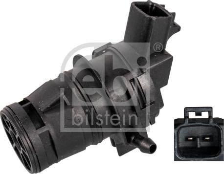 Febi Bilstein 109275 - Bomba de agua de lavado, lavado de parabrisas parts5.com